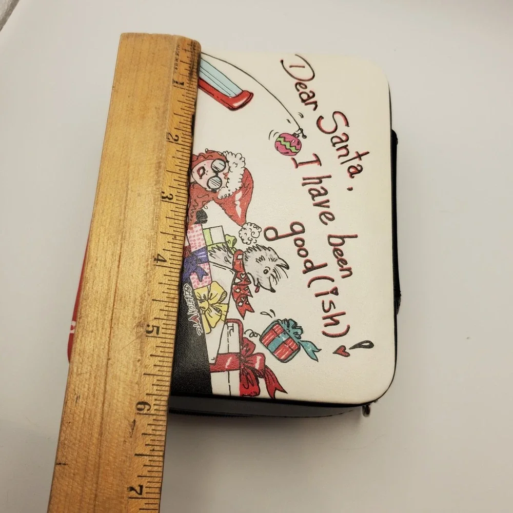 Brighton Christmas Dear Santa I Have Been Good(ish) Jewelry Box Travel‎ Case EUC